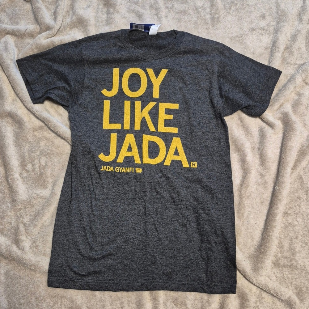 Raygun Joy Like Jada Graphic Tee Charcoal Heather Tultex Small NWT
